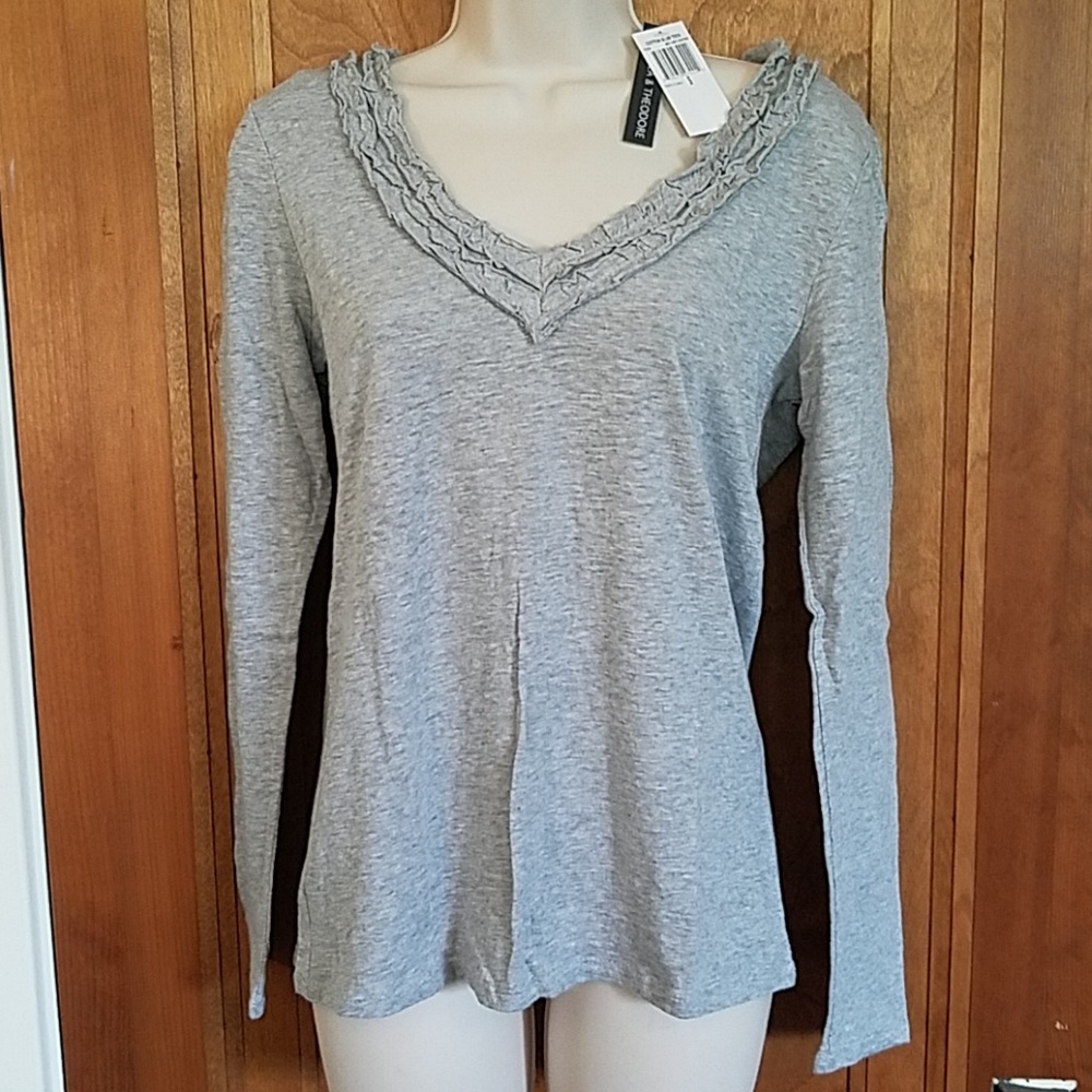 NWT Chelsea & Theodore Slub tee, S